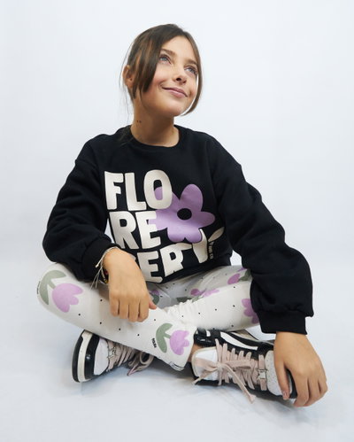Buzo nena frisa florecer - 26238