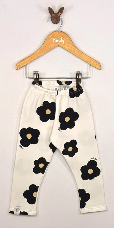 SEGUNDA Calza beba frisa flor Black - S26030