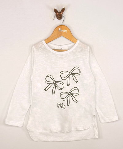 SEGUNDA Remera Beba flame bow - S26300