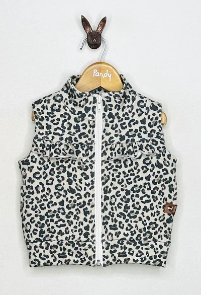SEGUNDA Chaleco beba pony frisa animal print - s25088