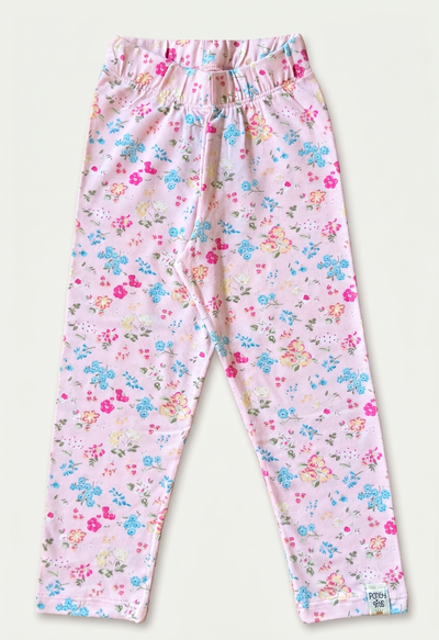 Calza nena martita estampada florcitas chicas - 001 ap