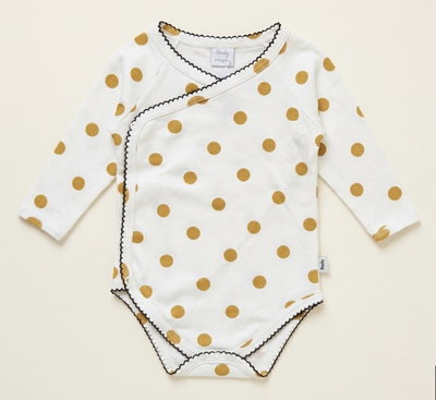 Body cruzado interlock PIMA estampado unisex - BB601