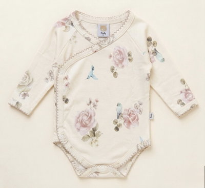 Body cruzado interlock PIMA estampado beba - BB601