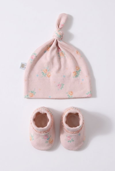Conjunto gorrito con zapatitos beba - 22300