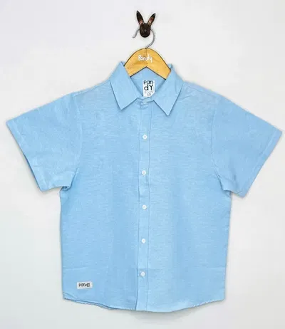 Camisa nene poplin liso - 19629