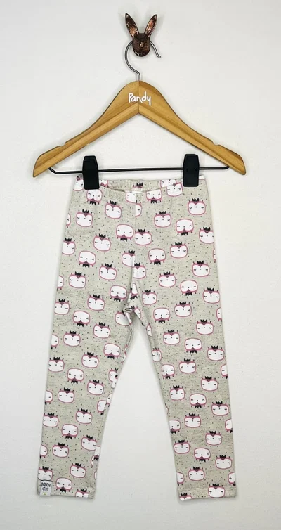 Calza nena estampada corona - 001