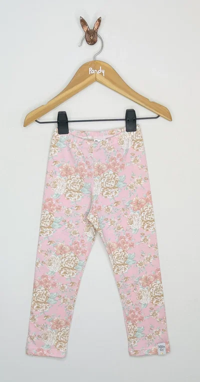 Calza Nena estampada peonias - 001