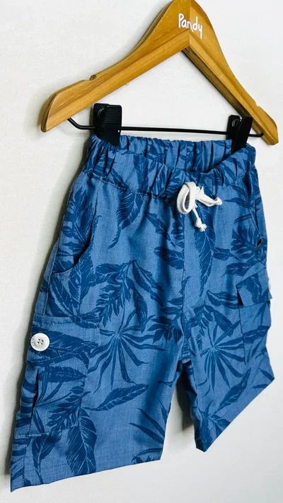 OUTLET Bermuda nene poplin palmera - 24640