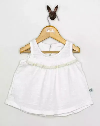 Musculosa beba puntilla y perla - 24599
