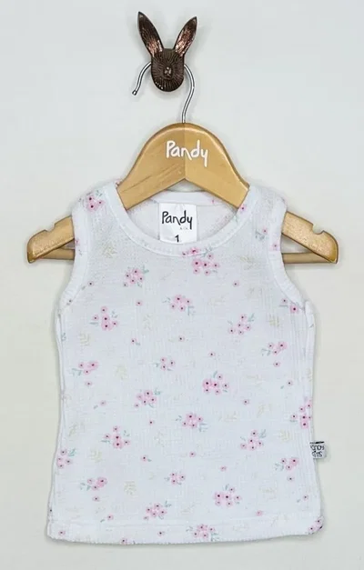 OUTLET Musculosa beba wafle florcitas - 23522