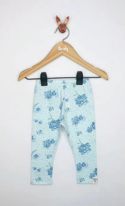 Calza Nena estampada flores celestes - 001 AP