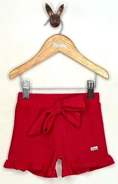 Short beba creppe red - 23543
