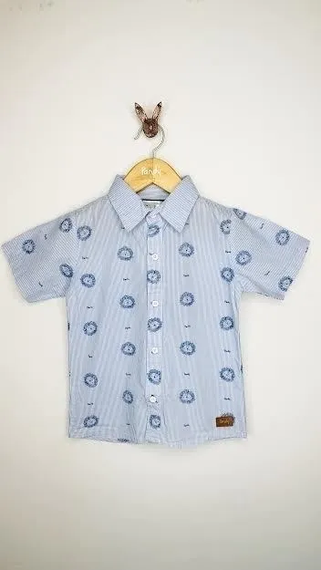 Camisa bebe poplin estampado - 072