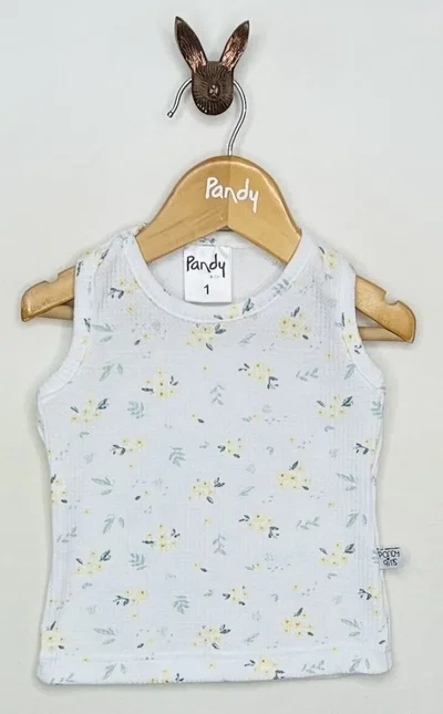 Musculosa beba wafle florcitas - 23522