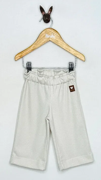 Pantalon beba waffle giltter - 24539