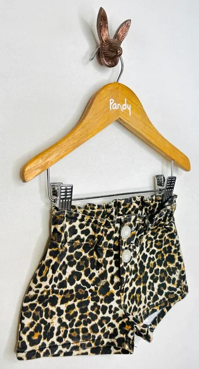 OUTLET Short beba gabardina animal print - 24573