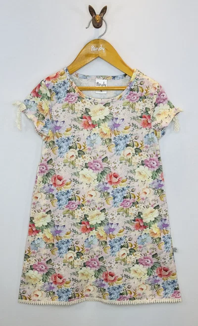 Vestido nena flores romantic - 25716