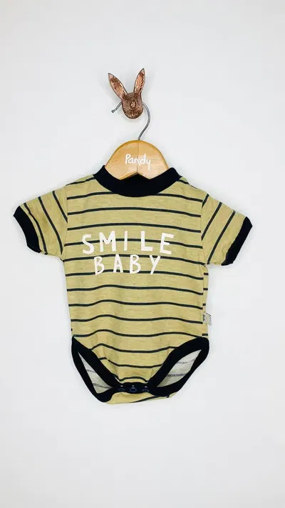 Body Minimo rayado con estampa - 21558