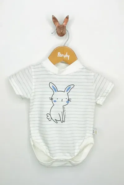 Body Minimo rayado con estampa Conejito - 21576