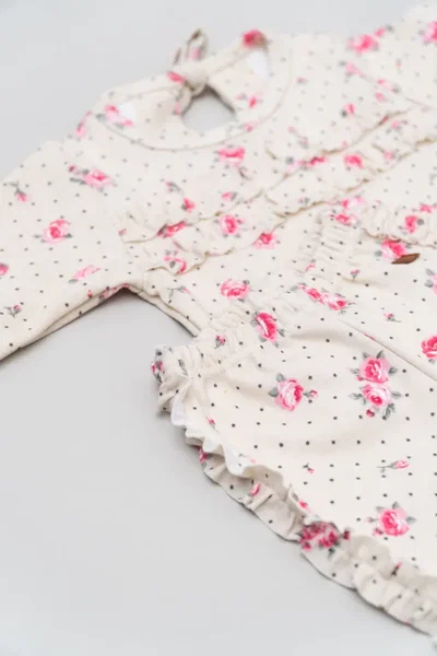 Conjunto minimo interlock floreado - 24505