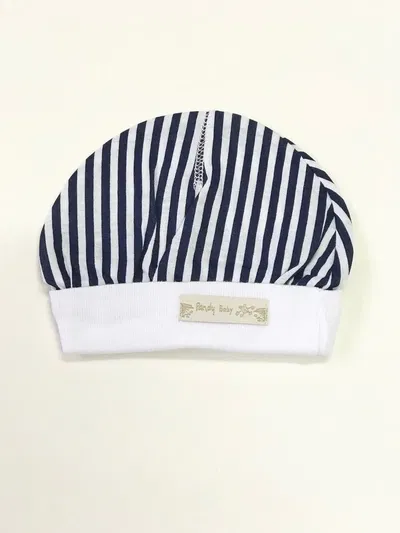 Gorrito rayado con puño - M719