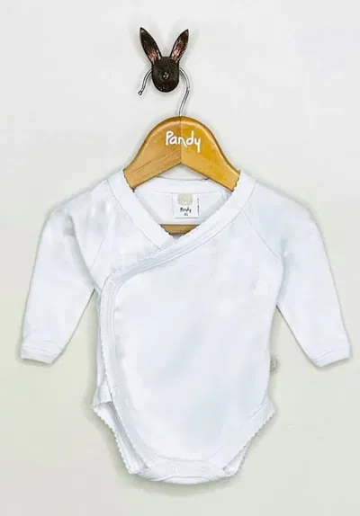 Body cruzado interlock PIMA con picot al tono - BB200