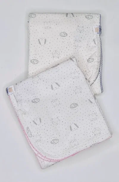 Manta interlock estampado con picot beba - BB602/