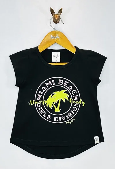 Remera nena miami beach - 25706