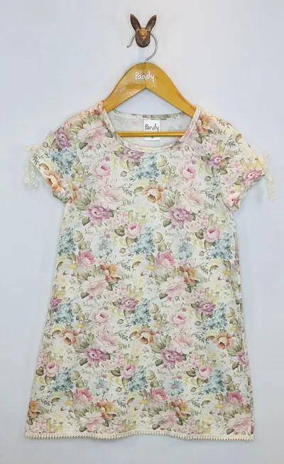 Vestido nena flores romantic - 25716