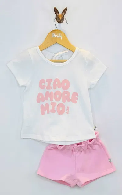 Conjunto beba ciao amore short y remera - 25518