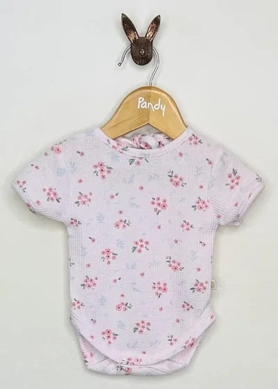 Body minimo waffle flores - 23546