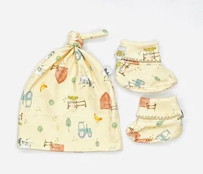 Conjunto minimo gorrito y zapatitos bebe - 22300