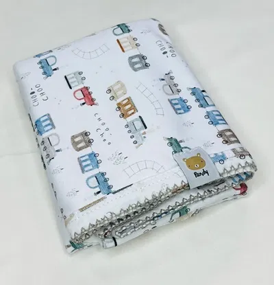 Manta interlock estampado con picot bebe - BB602
