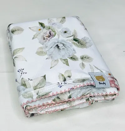 Manta interlock estampado con picot beba - Bb602
