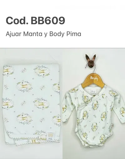Ajuar interlock pima body-manta - BB609