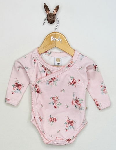 Body cruzado interlock PIMA estampado beba - BB601