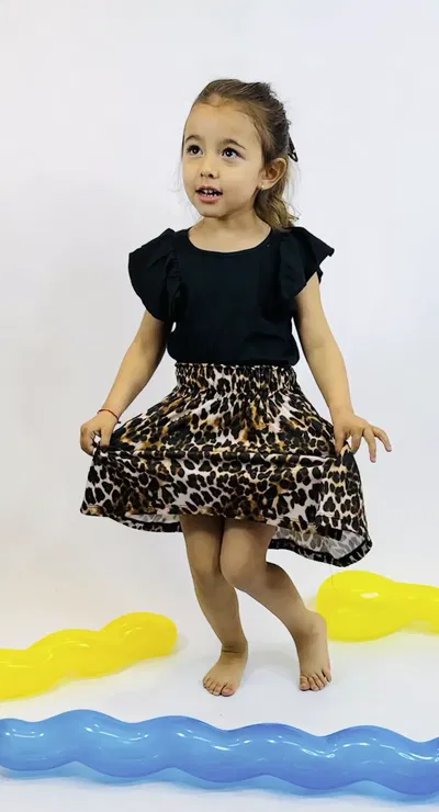 Falda nena morley animal print - 24791
