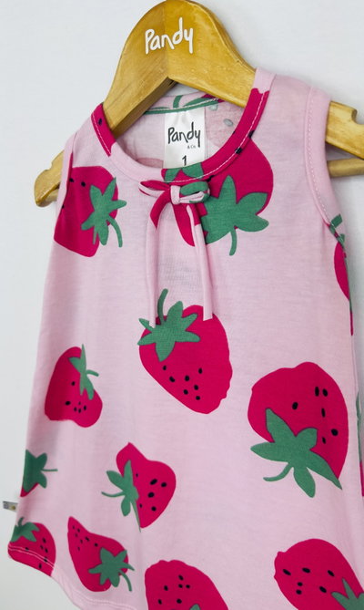 OUTLET Vestido beba fresas - 25529