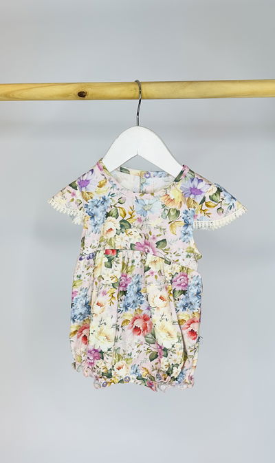 Body minimo flores romantic puntilla - 25552
