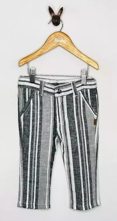 Pantalon bebe lino rayado - 19520