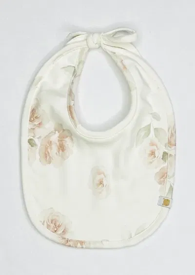 Babero interlock picot flores - BB605