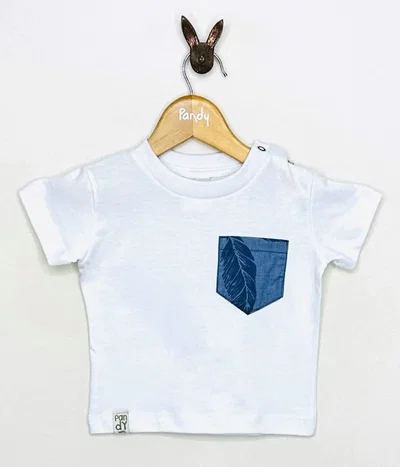 SEGUNDA Remera bebe bolsillo palmera - Cod: Segunda