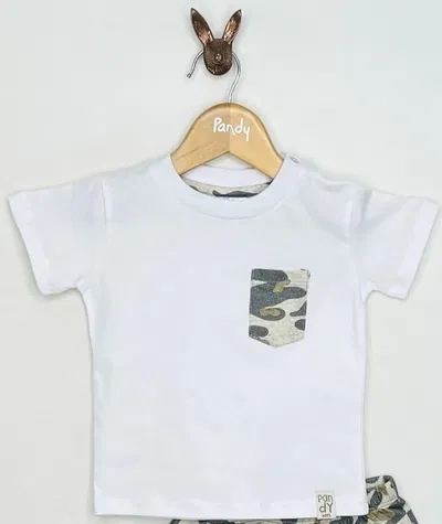 SEGUNDA Remera bebe bolsillo camo - Cod. Segunda