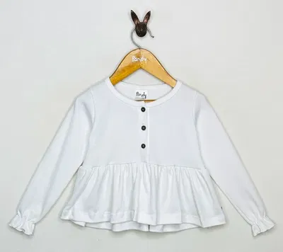 SEGUNDA Remera beba sensitive con volados - SEGUNDA