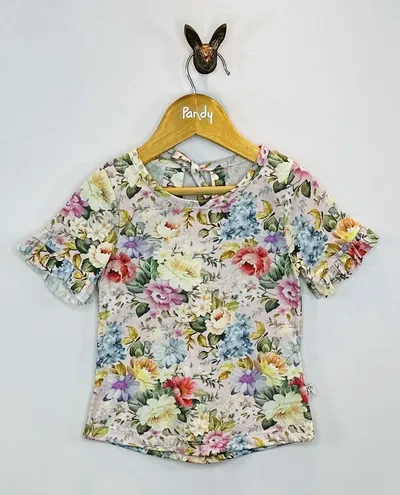 SEGUNDA Remera beba flores romantic - SEGUNDA