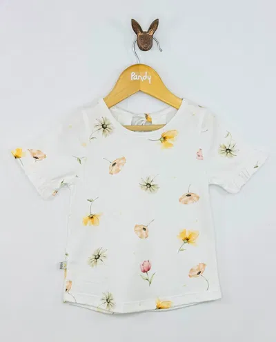 SEGUNDA Remera beba floreada volados - SEGUNDA