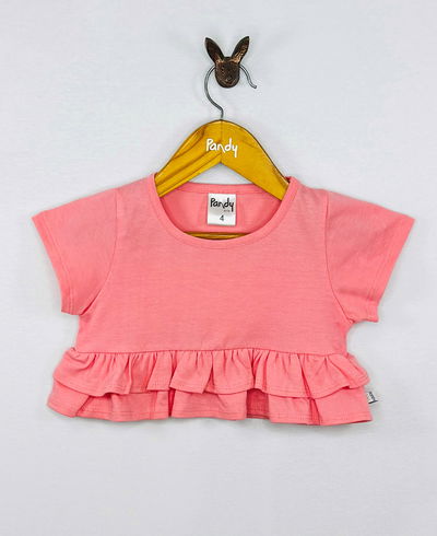 Remera nena volados - 25737