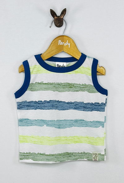 Remera bebe manga cero rayada - 25566