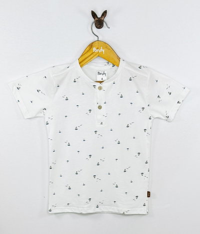 Remera nene jersey barquitos - 25627