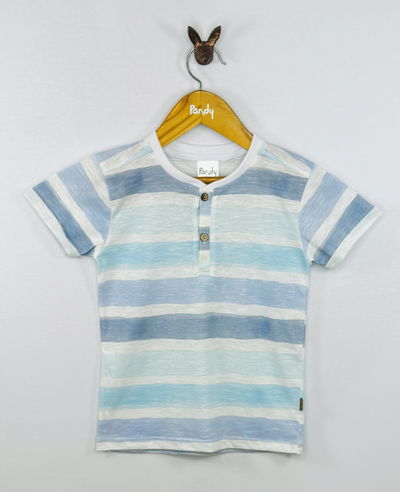 Remera nene rayas acuarela - 25628